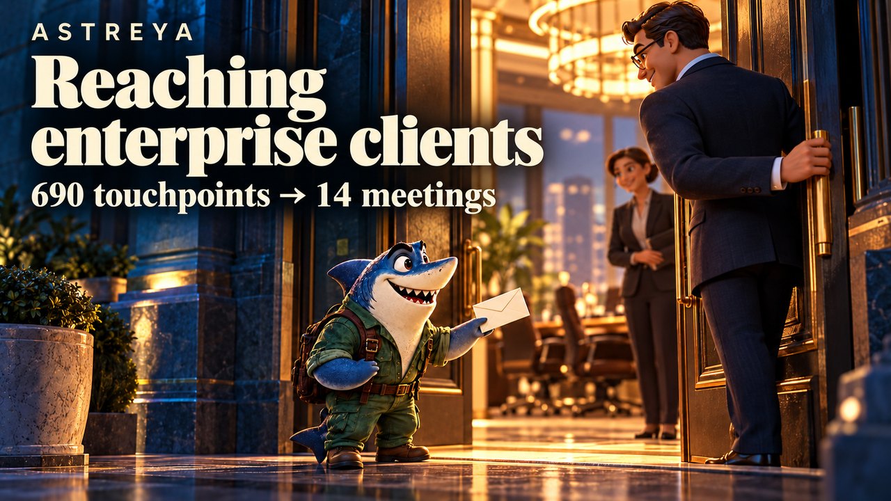 Enterprise Outreach Case: 14 Meetings From 690 Touches